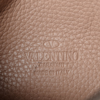 Valentino Garavani Pebbled Calfskin Medium Rockstud Flip Lock Crossbody Bag Skin Sorbet 6 of 8
