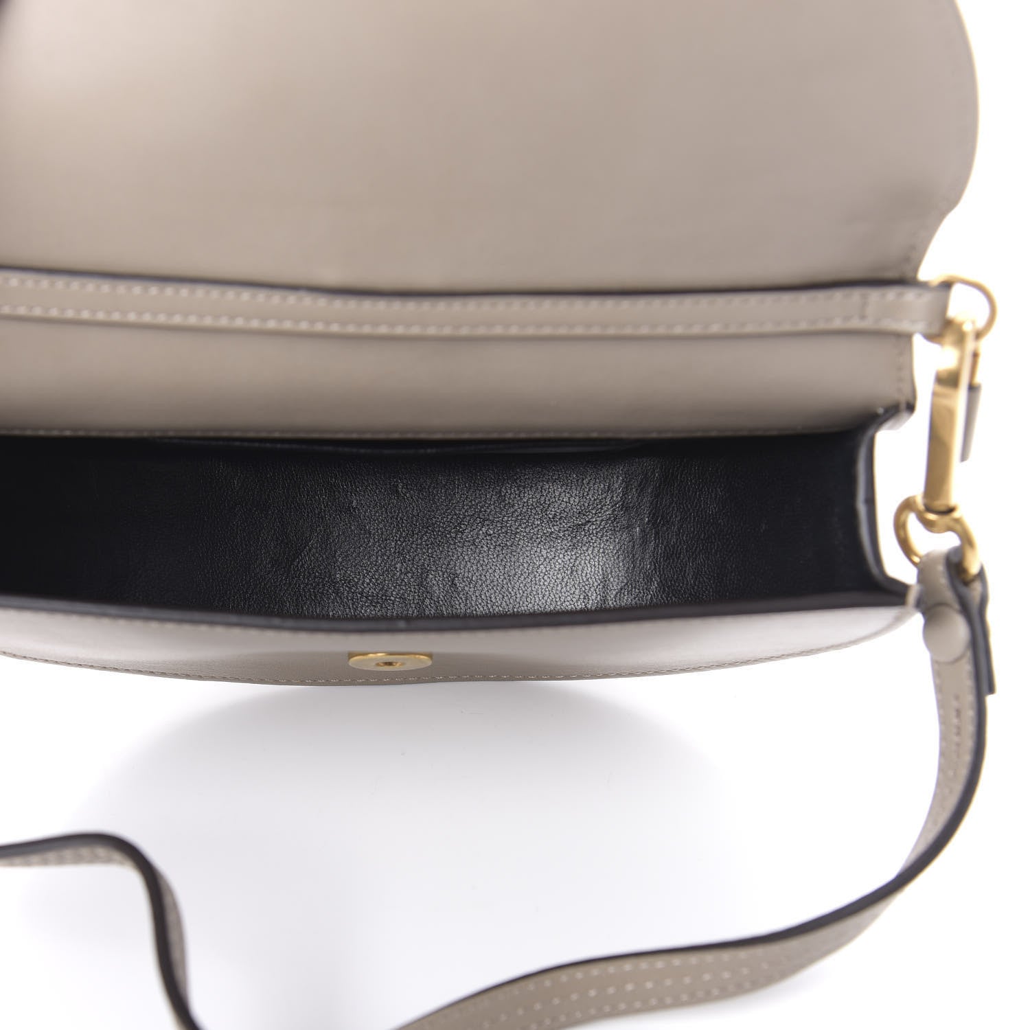 Chloe Calfskin Small Nile Bracelet Minaudiere Bag Motty Grey 5 of 10