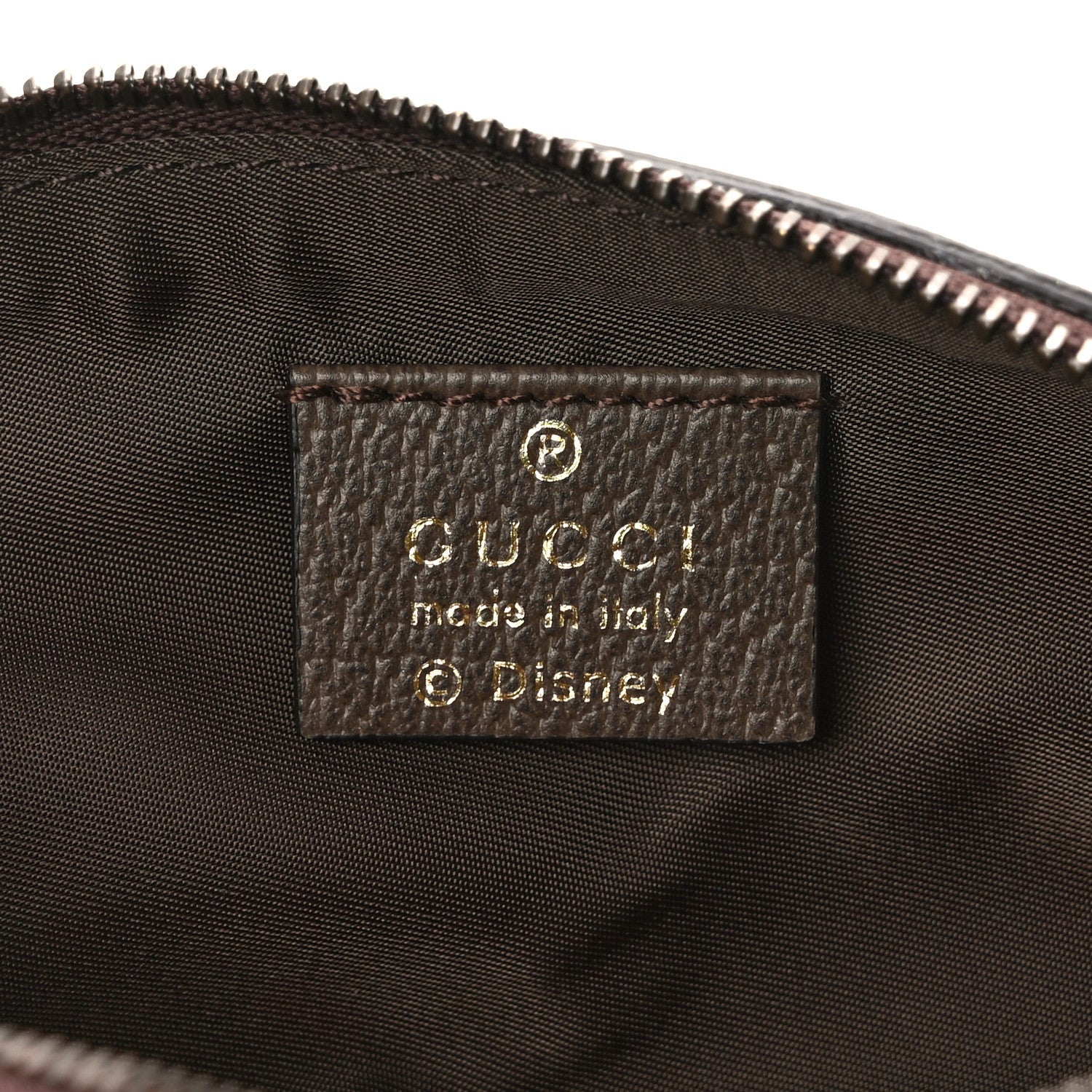 Gucci X DISNEY GG Supreme Monogram Donald Duck Pencil Case Beige Ebony 6 of 8