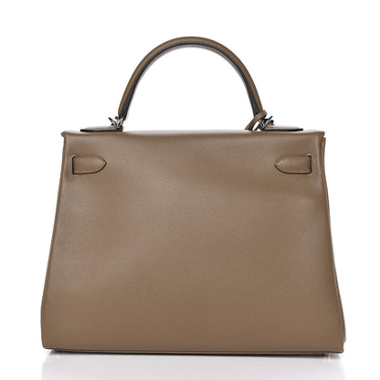 Hermes Evercolor Kelly Retourne 32 Beige De Weimar 4 of 40