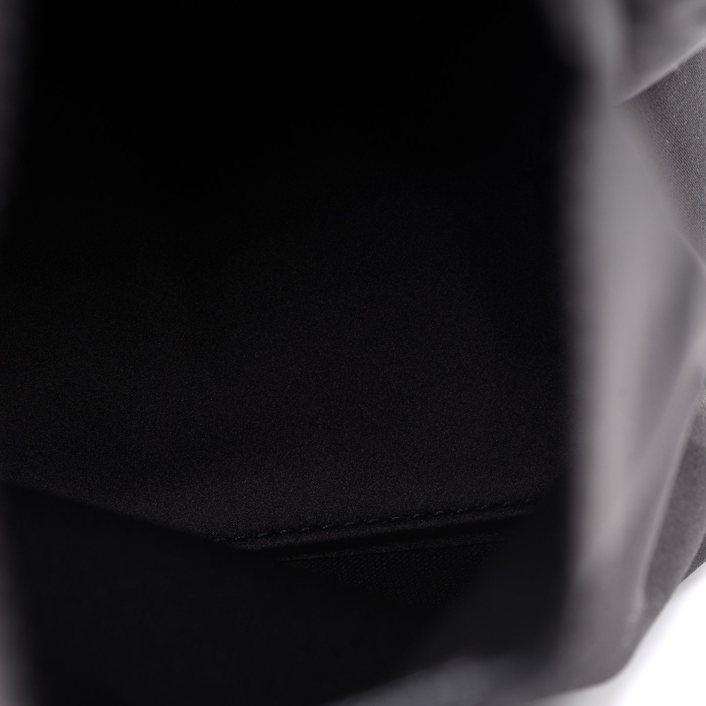Satin Lunch Bag Clutch Black
