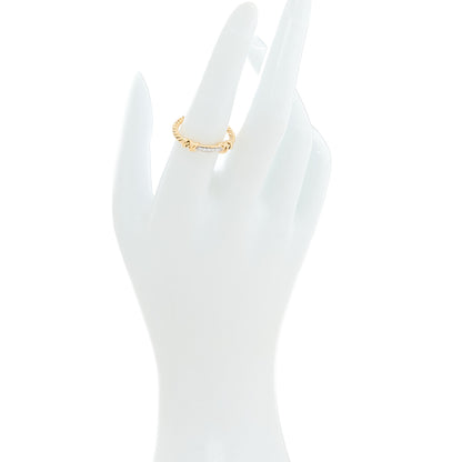 David Yurman 18K Yellow Gold Diamond Petite Helena Wrap Ring 54 7 2 of 4