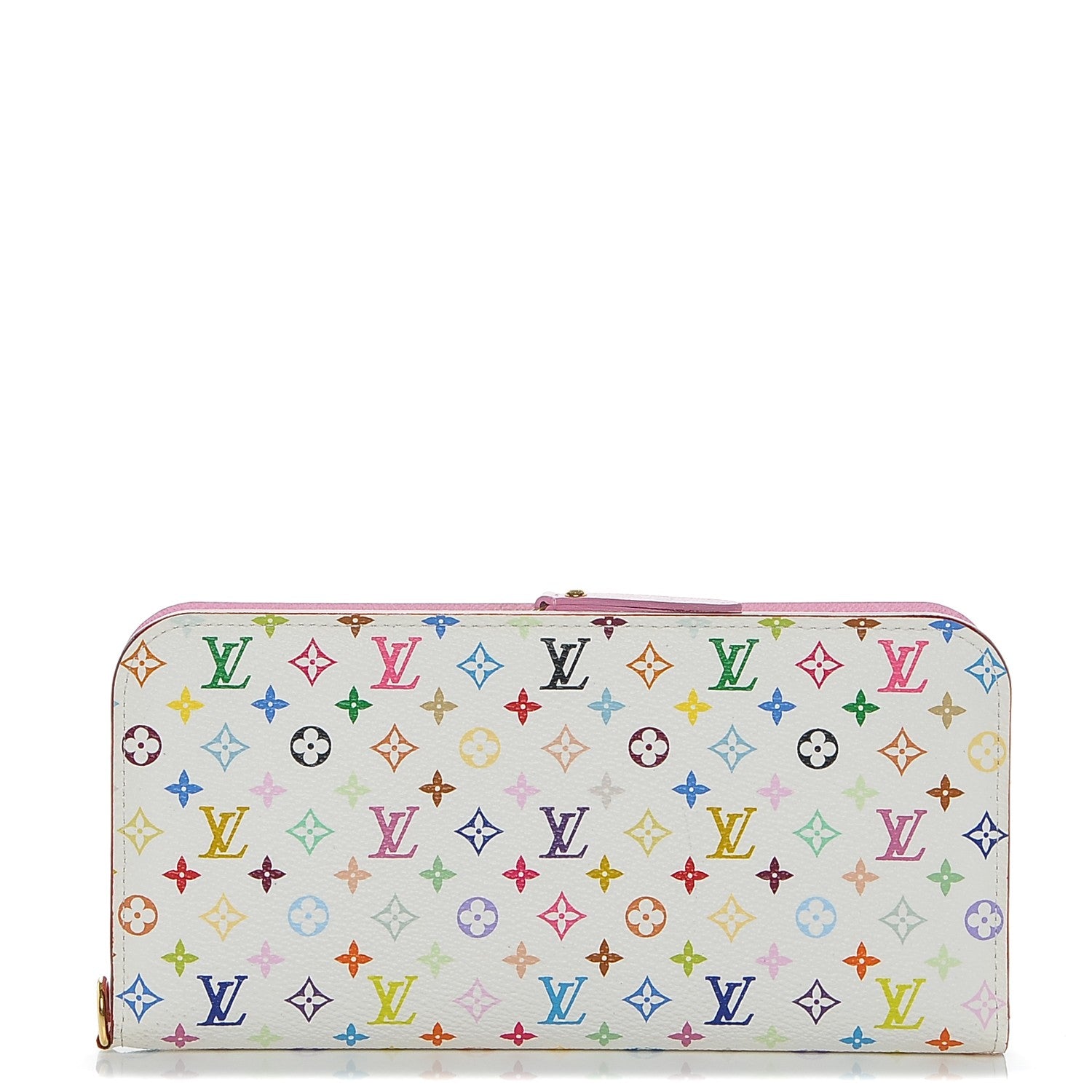 Louis Vuitton Monogram Multicolor Insolite Wallet White Litchi 1 of 6