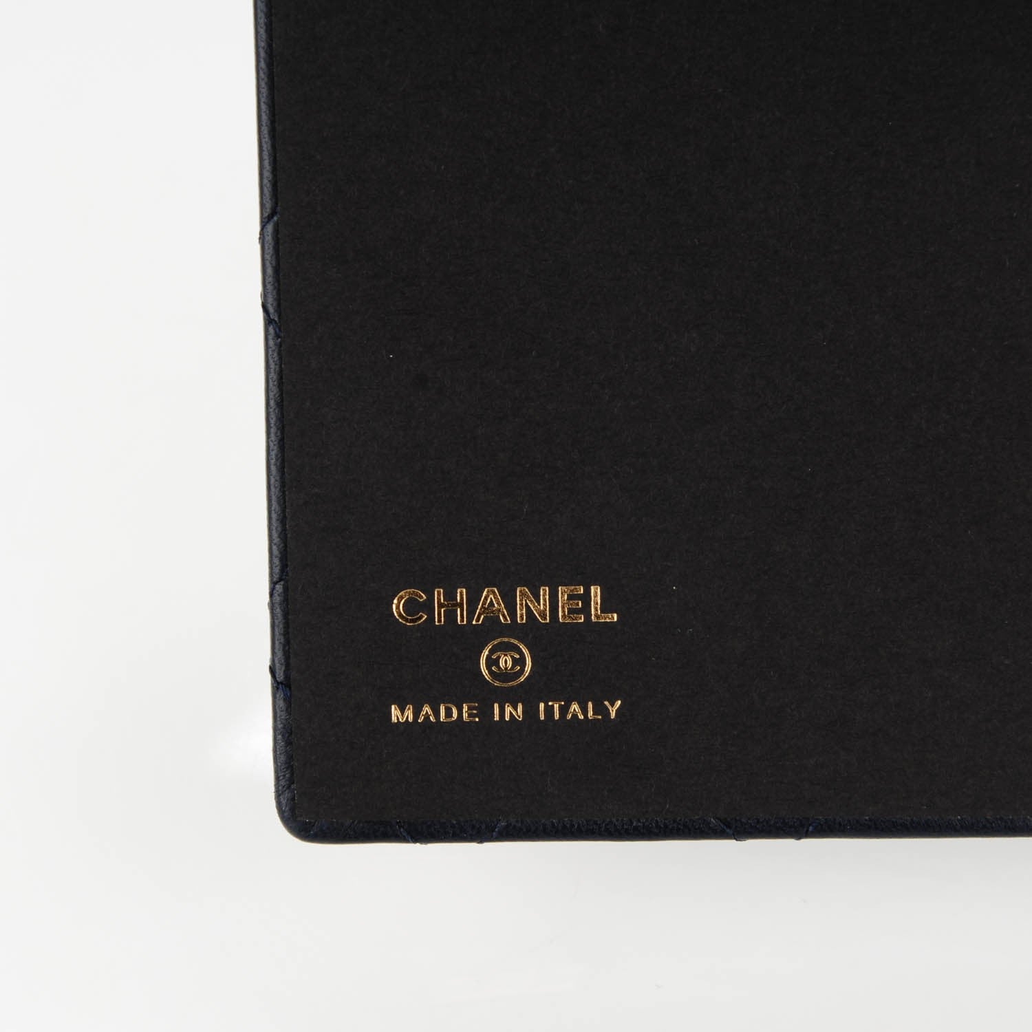 Chanel Lambskin Quilted Notebook Navy 6 of 7