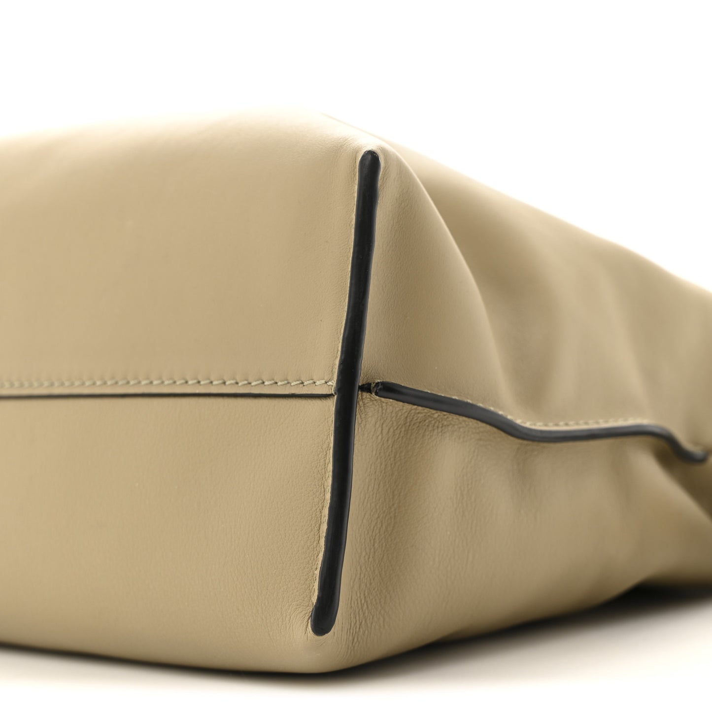 Nappa Medium Flamenco Knot Bag Clay Green