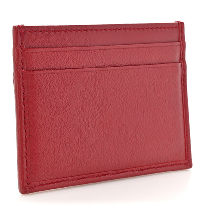 Gucci Calfskin Web Rajah Card Holder Red 3 of 7