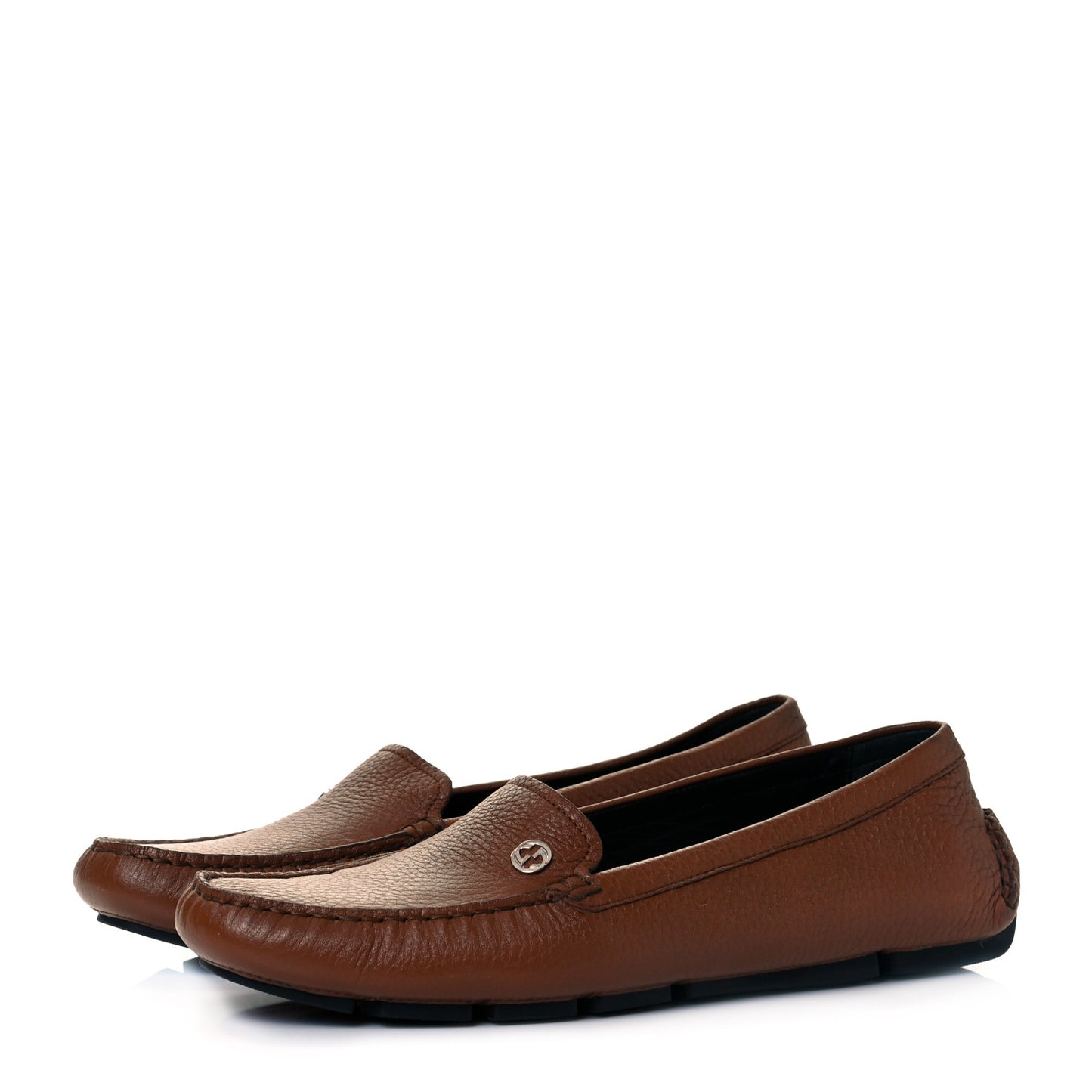 Cellarius Soft Interlocking G Driver Loafers 41 Brown
