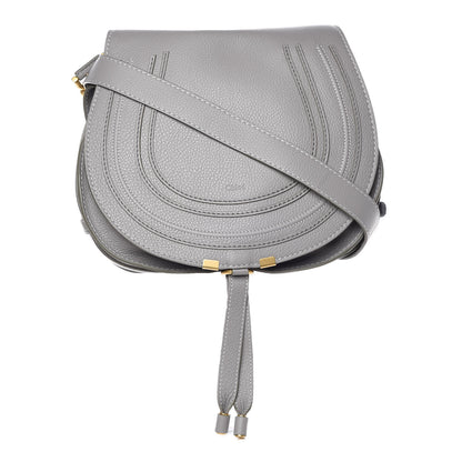 Chloe Calfskin Medium Marcie Round Crossbody Bag Cashmere Grey 1 of 8