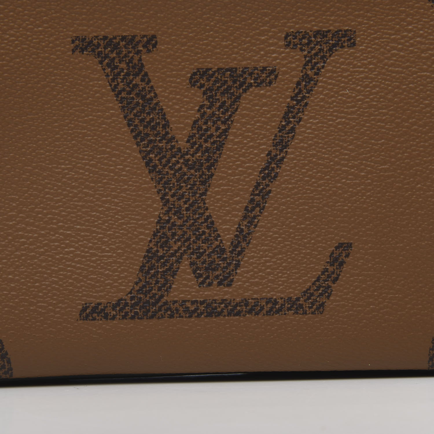 Louis Vuitton Reverse Monogram Giant Double Zip Pochette 10 of 11