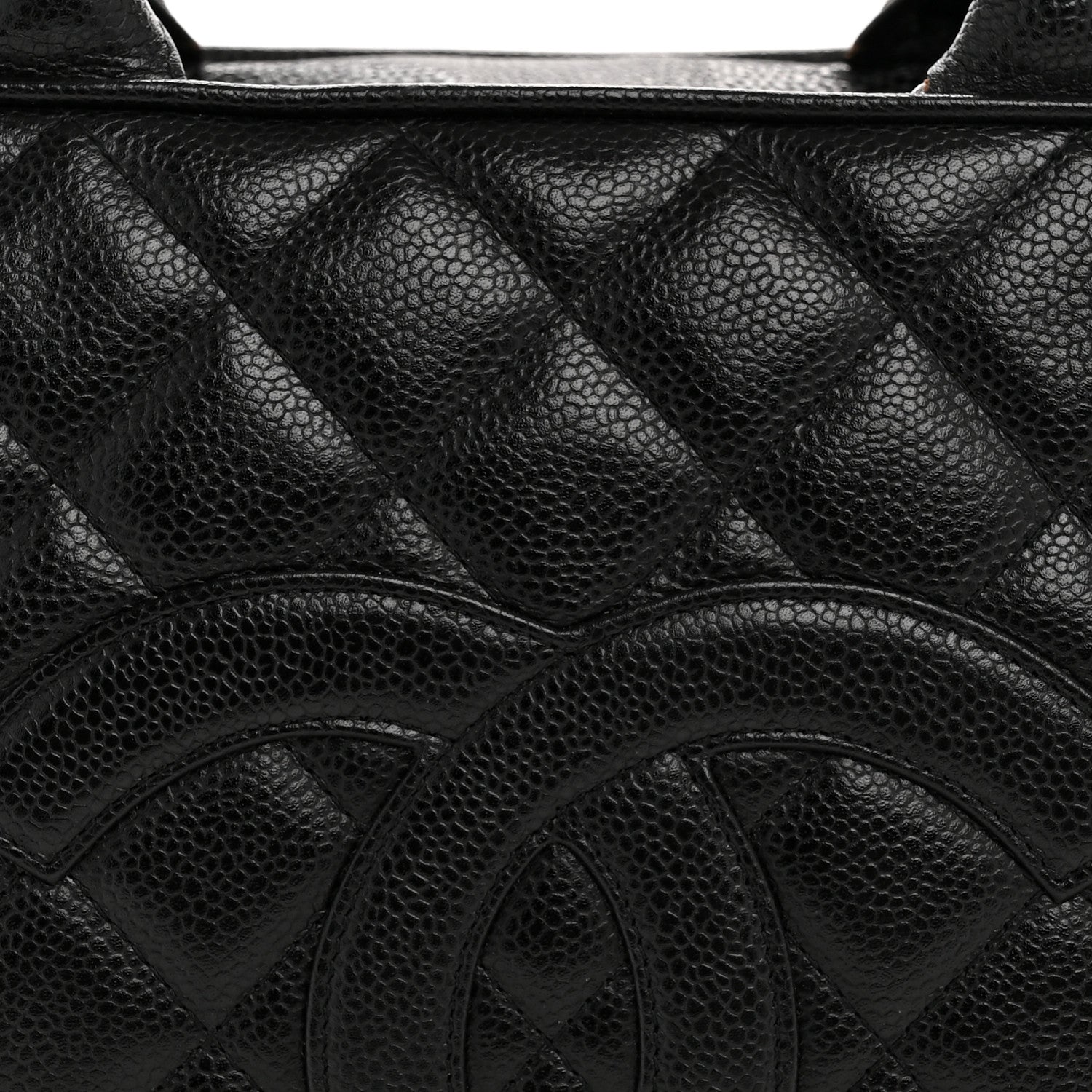 Chanel Caviar Quilted Large Bowler Black 8 of 12