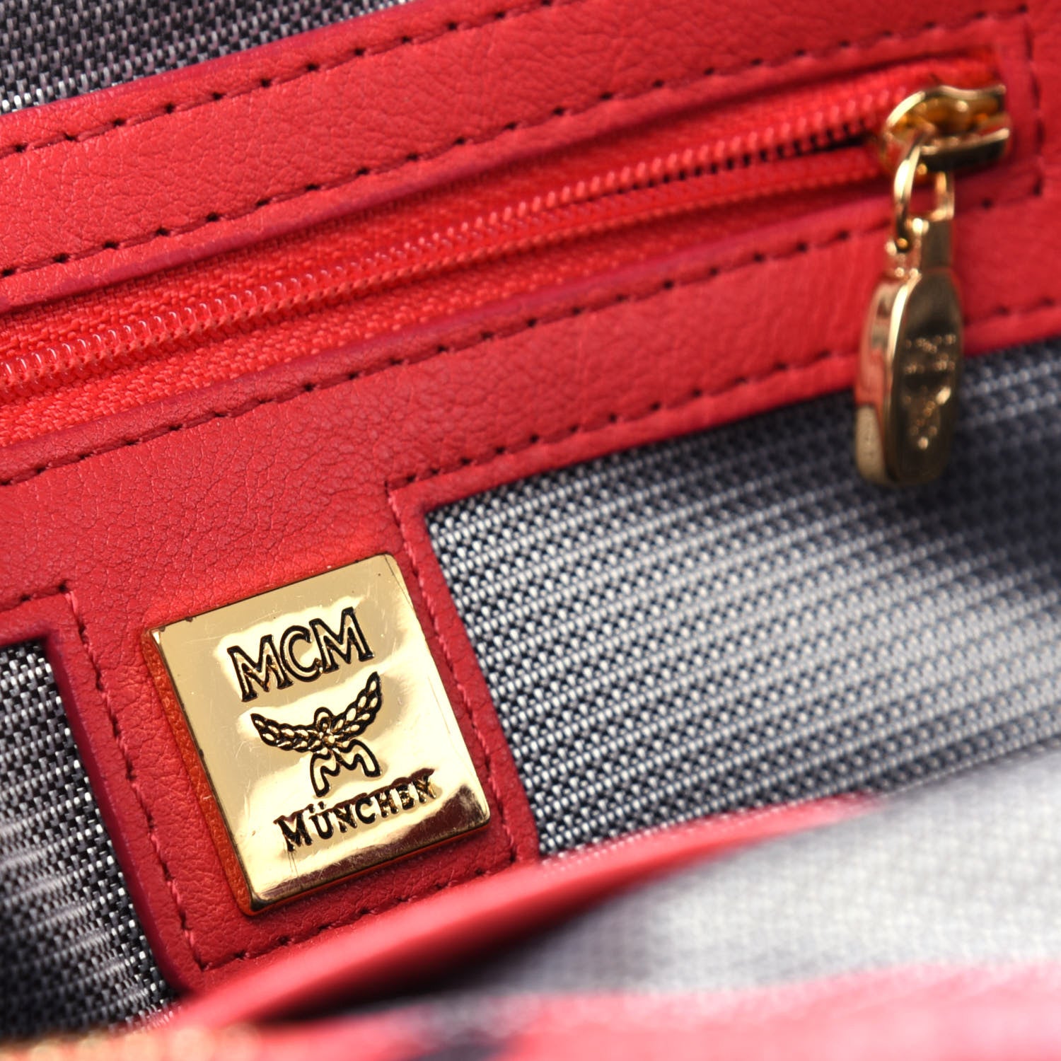 MCM Visetos Side Stud Small Stark Backpack Corail 5 of 7