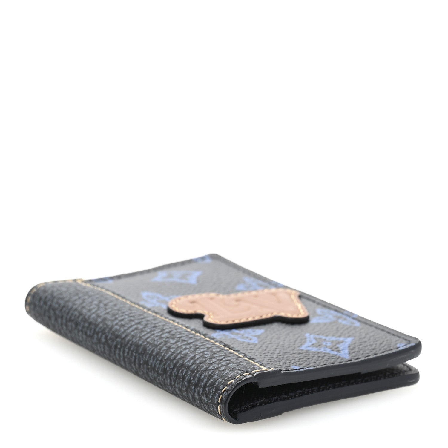 Louis Vuitton Monogram LV Record Pocket Organizer NM Blue 4 of 8
