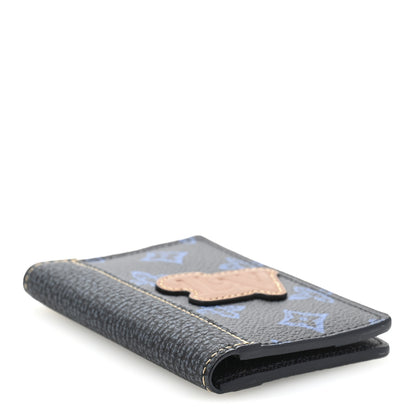 Louis Vuitton Monogram LV Record Pocket Organizer NM Blue 4 of 8