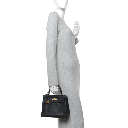 Hermes Swift Kelly Retourne 25 Black 2 of 13