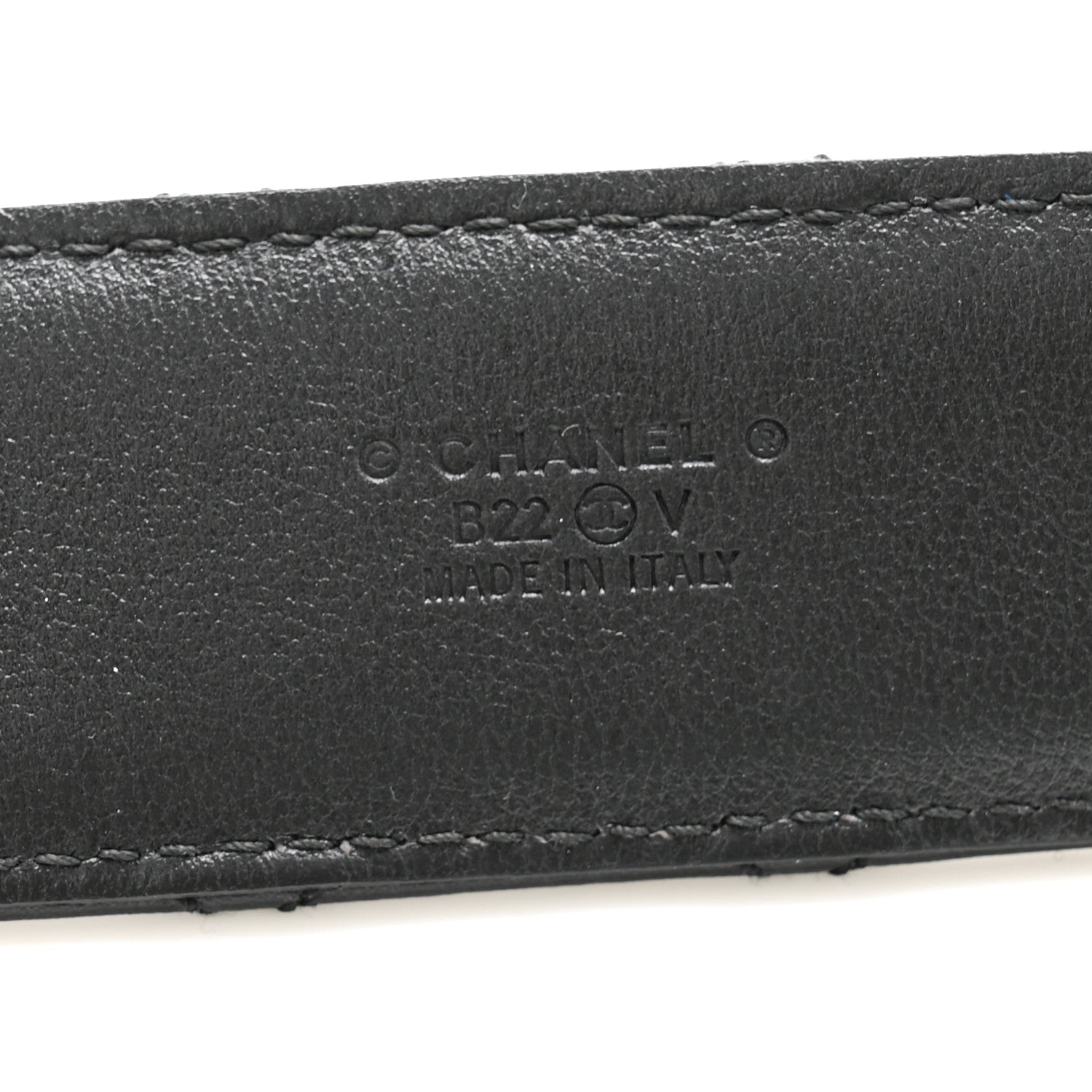 Chanel Calfskin Quilted CC Chain Belt 85 34 Black 5 of 10