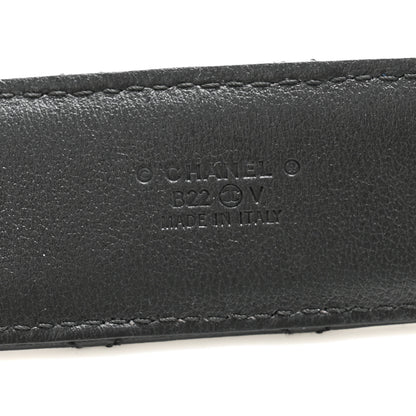 Chanel Calfskin Quilted CC Chain Belt 85 34 Black 5 of 10