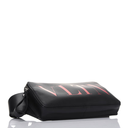Valentino Garavani Calfskin VLTN Belt Bag Black Red 4 of 10