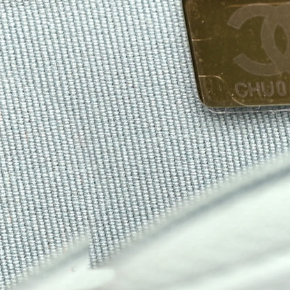 Chanel Caviar Quilted Wallet On Chain WOC Light Gray 8 of 11