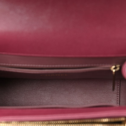 Chanel Caviar Quilted Medium Business Affinity Flap Dark Pink 4 of 10