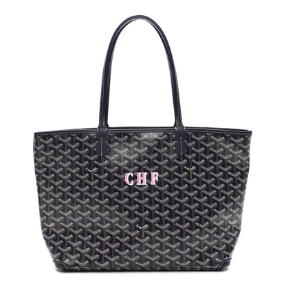 Goyard Goyardine Artois PM Navy 1 of 9