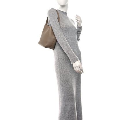 The Row Grained Calfskin Small N/S Park Tote Dark Taupe 2 of 9