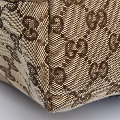 Gucci Monogram Medium Bamboo Bar Tote Blue 15 of 15