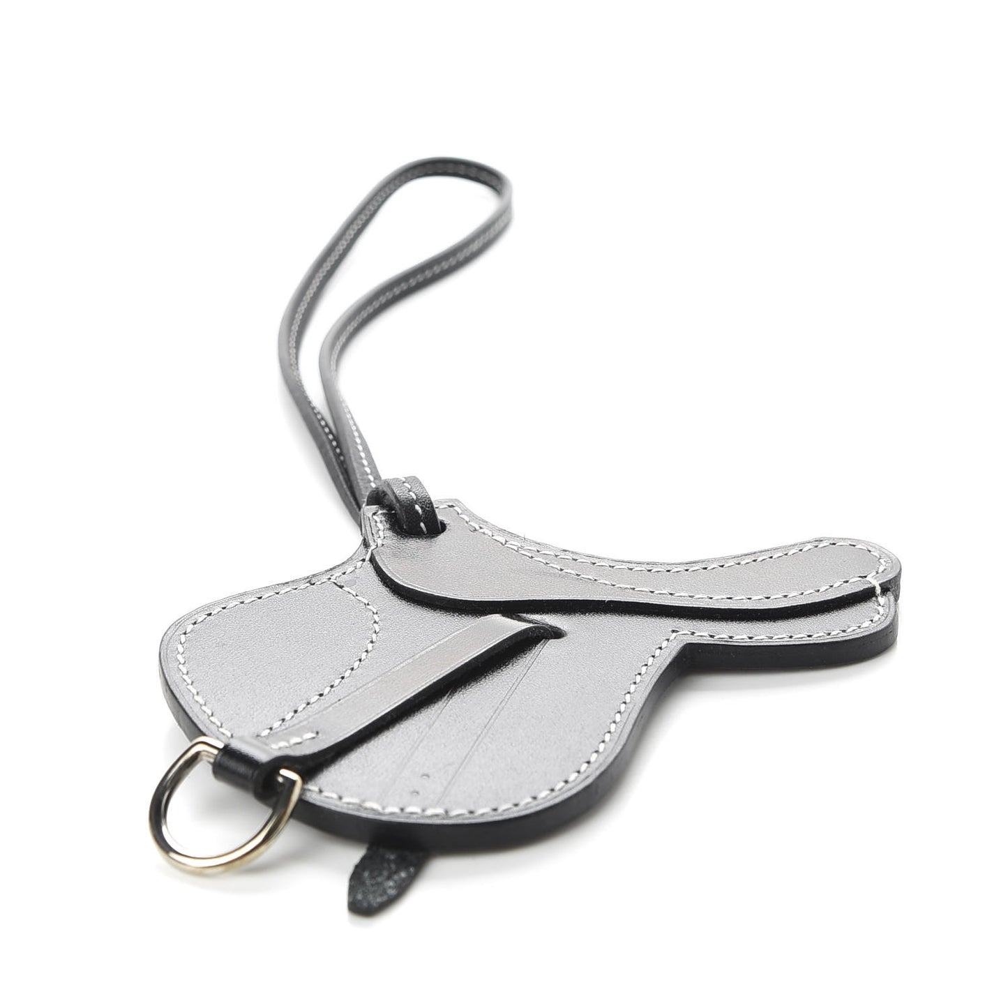 Box Paddock Selle Horse Saddle Bag Charm Black