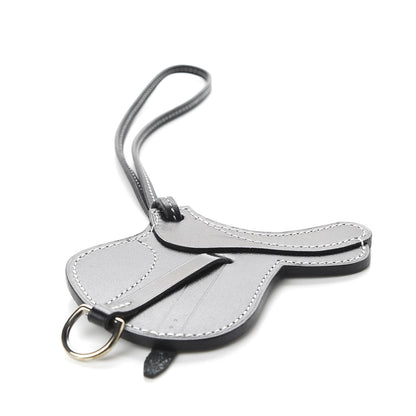 Hermes Box Paddock Selle Horse Saddle Bag Charm Black 4 of 5