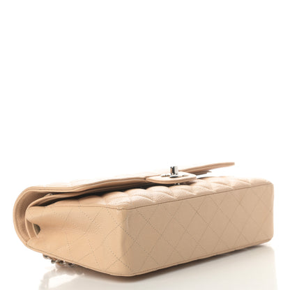 Chanel Caviar Quilted Medium Double Flap Beige 4 of 12