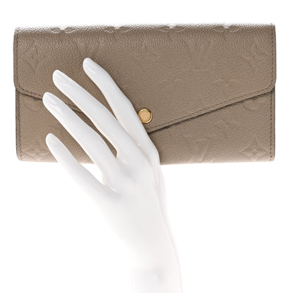 Louis Vuitton Empreinte Sarah Wallet NM Tourterelle 2 of 8