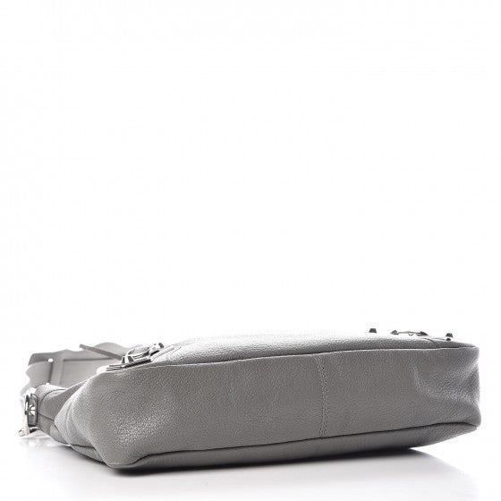 Chevre Silver Metallic Edge Hardware Town Gris Acier