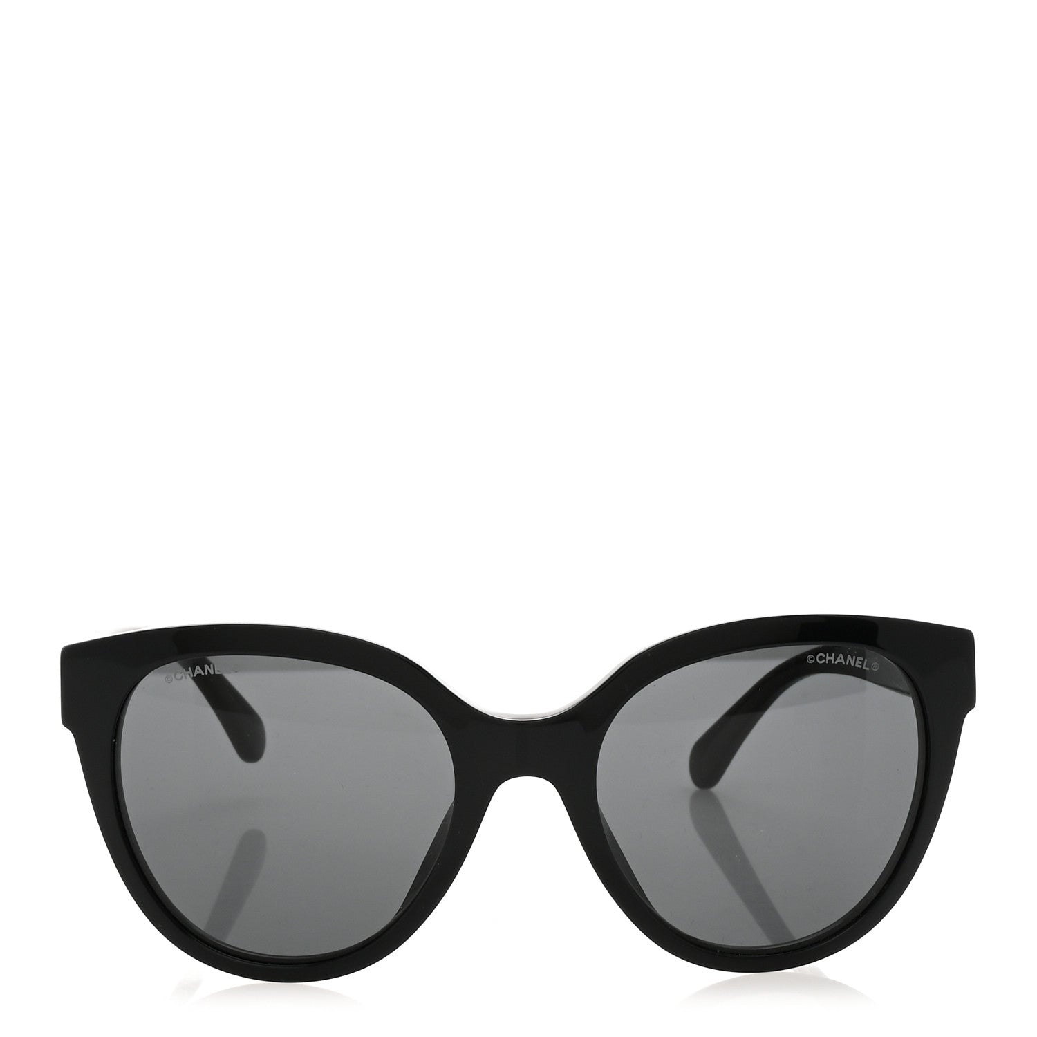 Chanel Acetate CC Butterfly Sunglasses 5414-A Black 2 of 8