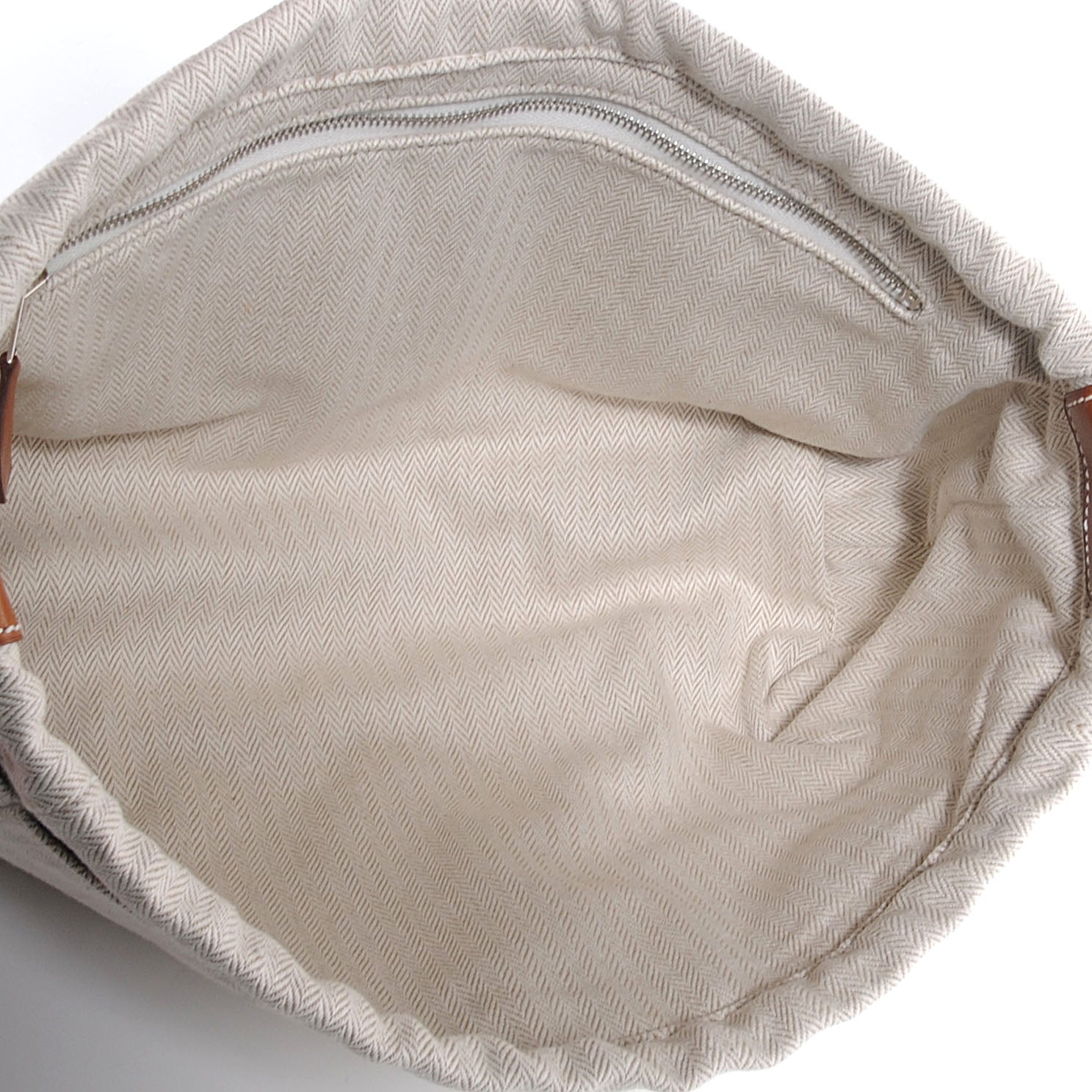 Hermes Canvas Barenia Fourbi 30 GM Pouch Naturel Fauve 4 of 9
