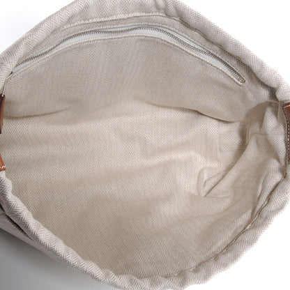 Hermes Canvas Barenia Fourbi 30 GM Pouch Naturel Fauve 4 of 9