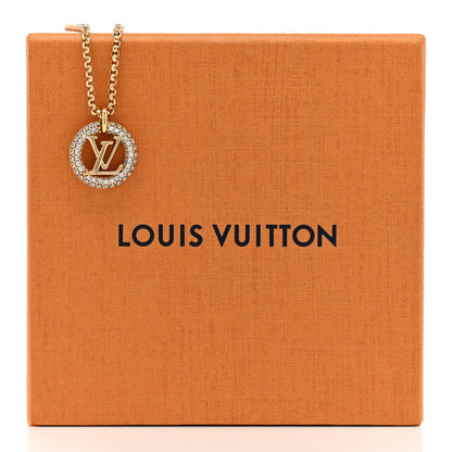 Louis Vuitton Metal Crystal Louise By Night Necklace 7 of 7