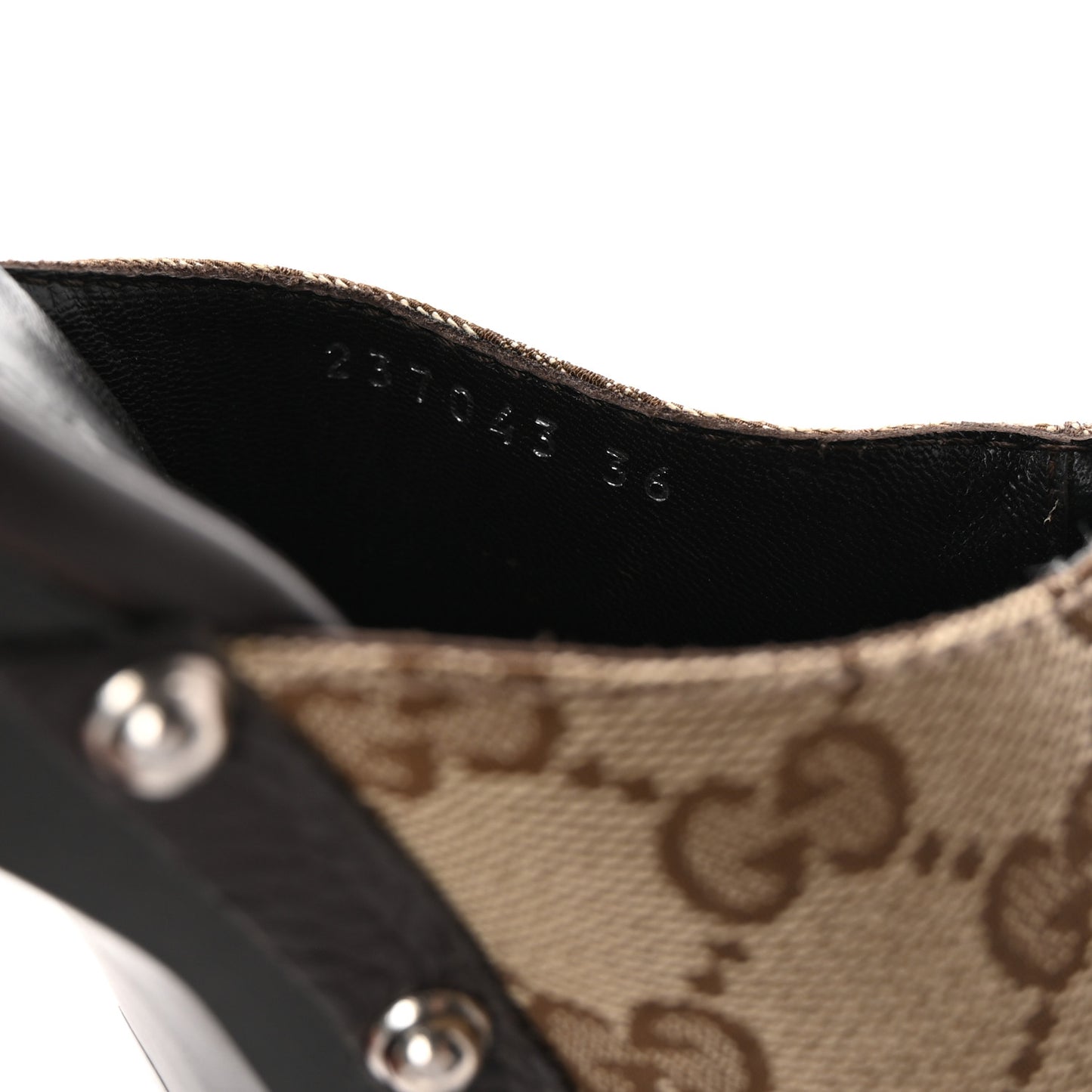 Monogram Cellarius Soft Calfskin Icon Bit Platform Clog High Heel Slide Sandals 36 Beige Ebony Cocoa