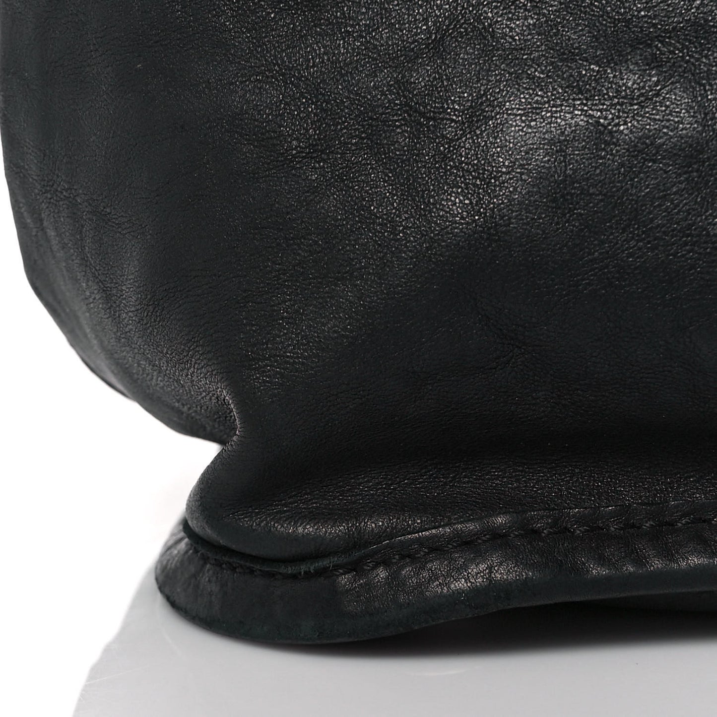 Washed Lambskin Natural Beauty Tote Black