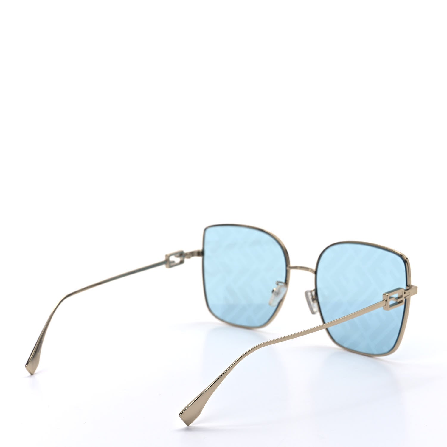 Fendi Metal Fendi Forever Sunglasses FE40013U Blue Gold 4 of 8