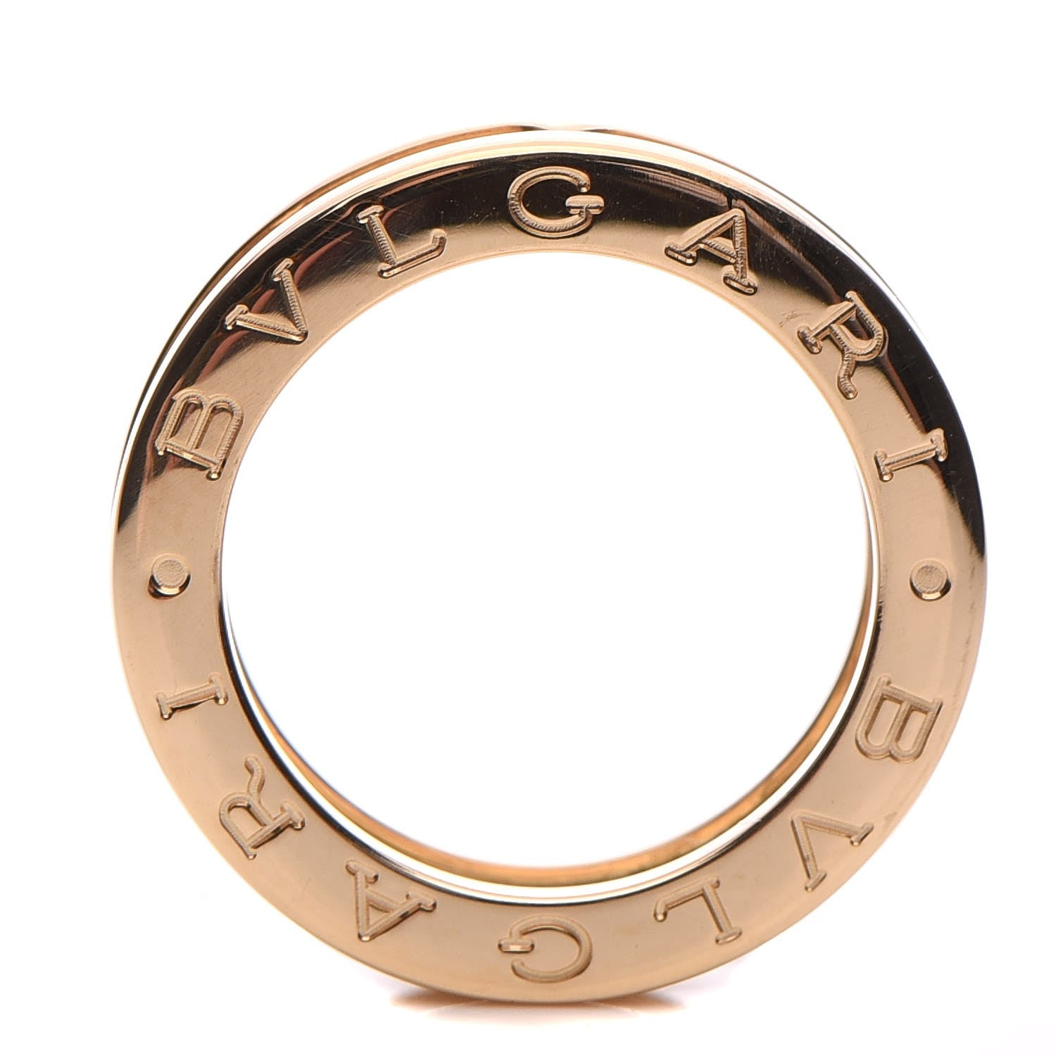 Bulgari 18K Yellow Gold B.Zero1 One-Band Ring 48 4.5 7 of 8