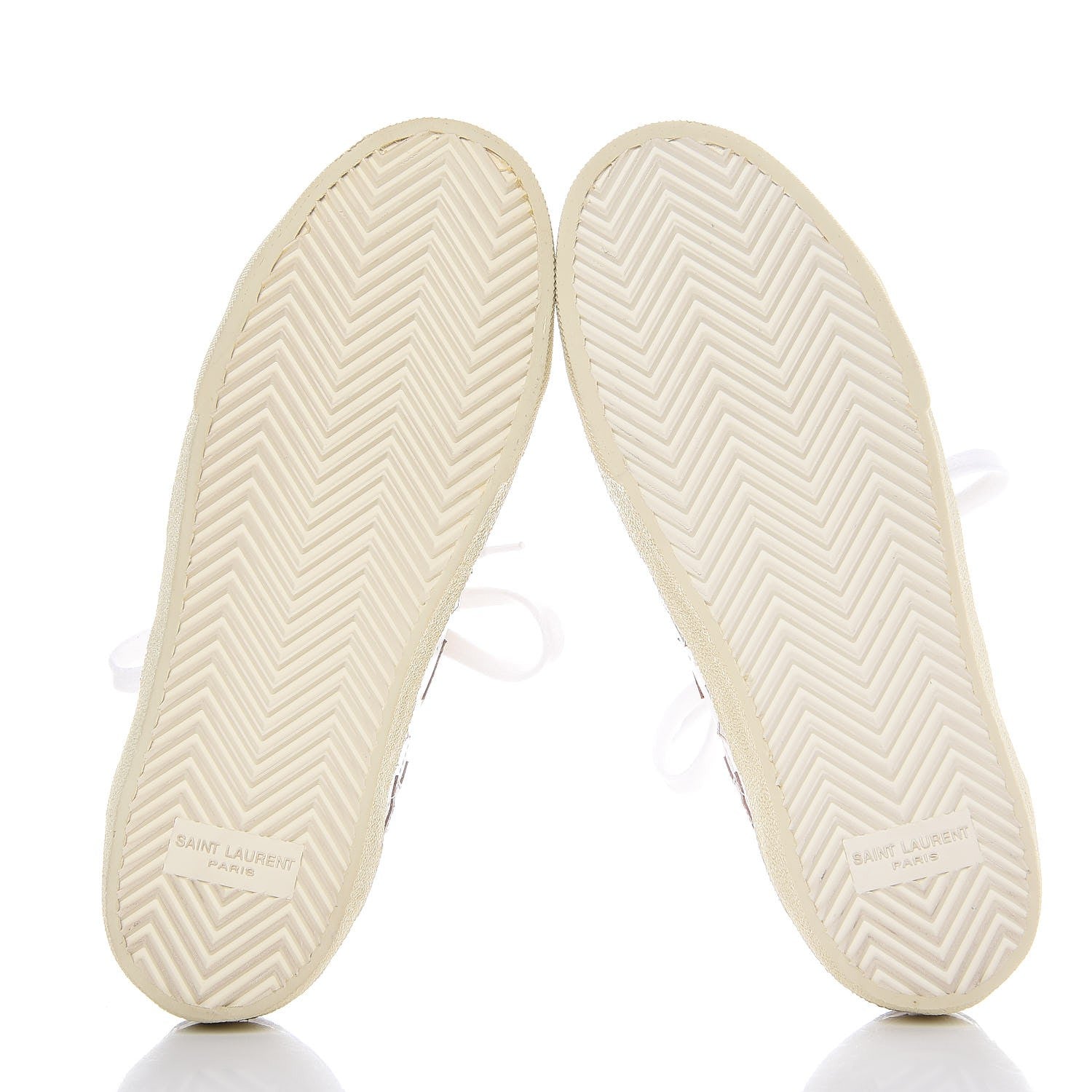Saint Laurent Nappa Star Court Sneakers 37 Off White Rose 7 of 10