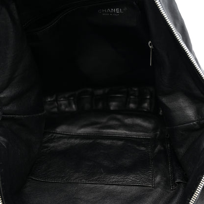 Chanel Calfskin Modern Chain Rhodoid Hobo Black 5 of 12