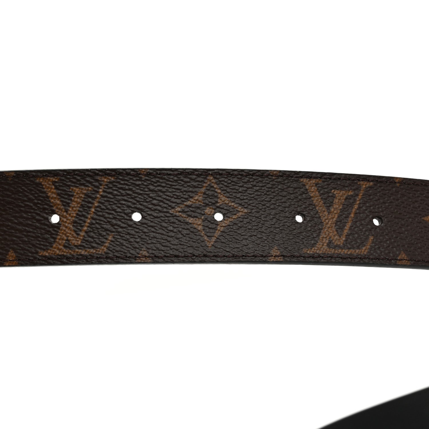 Louis Vuitton Calfskin Monogram 30mm LV Initiales Reversible Belt 85 34 Black 6 of 7