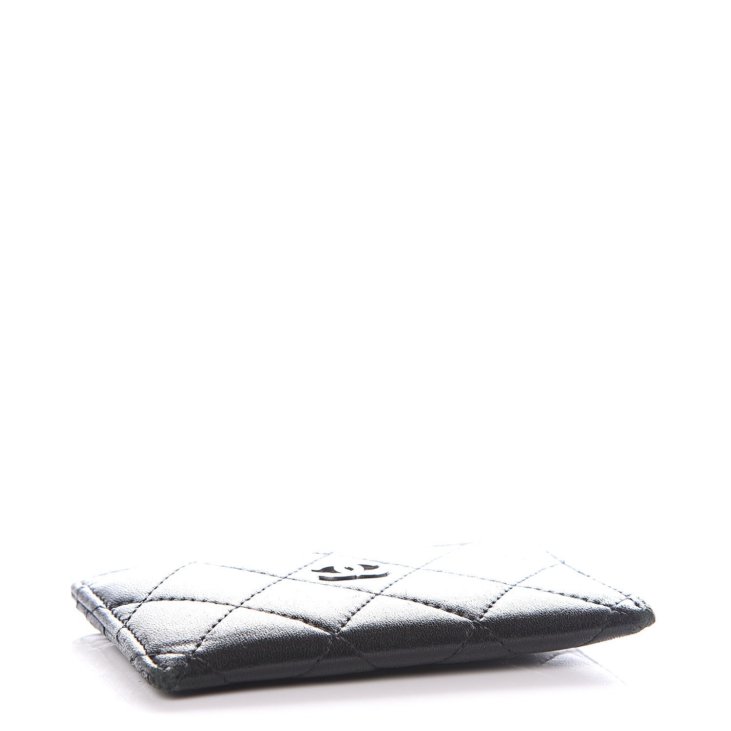 Chanel Lambskin Quilted Card Holder Black 3 of 11