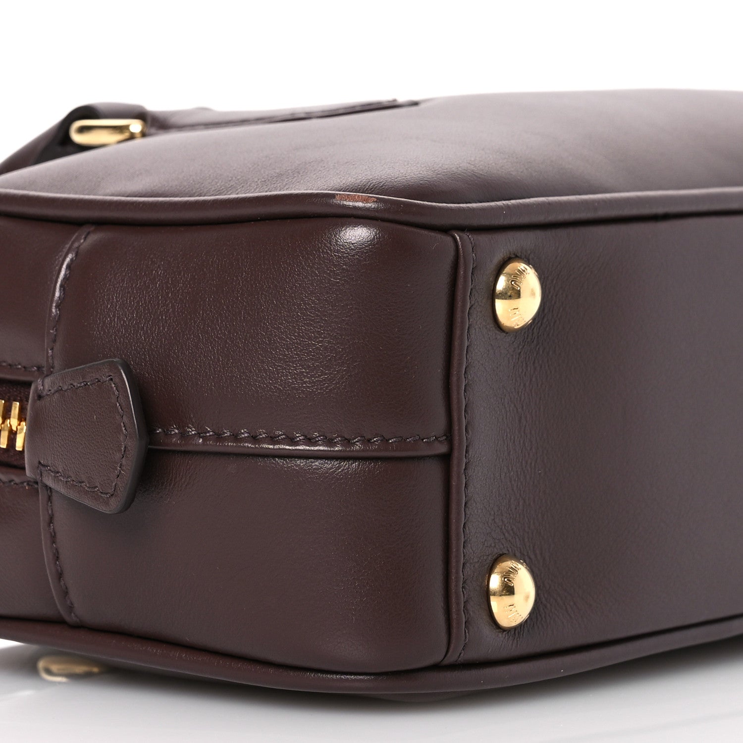 Miu Miu Calfskin Regular Arcadie Top Handle Bag Radica 9 of 12