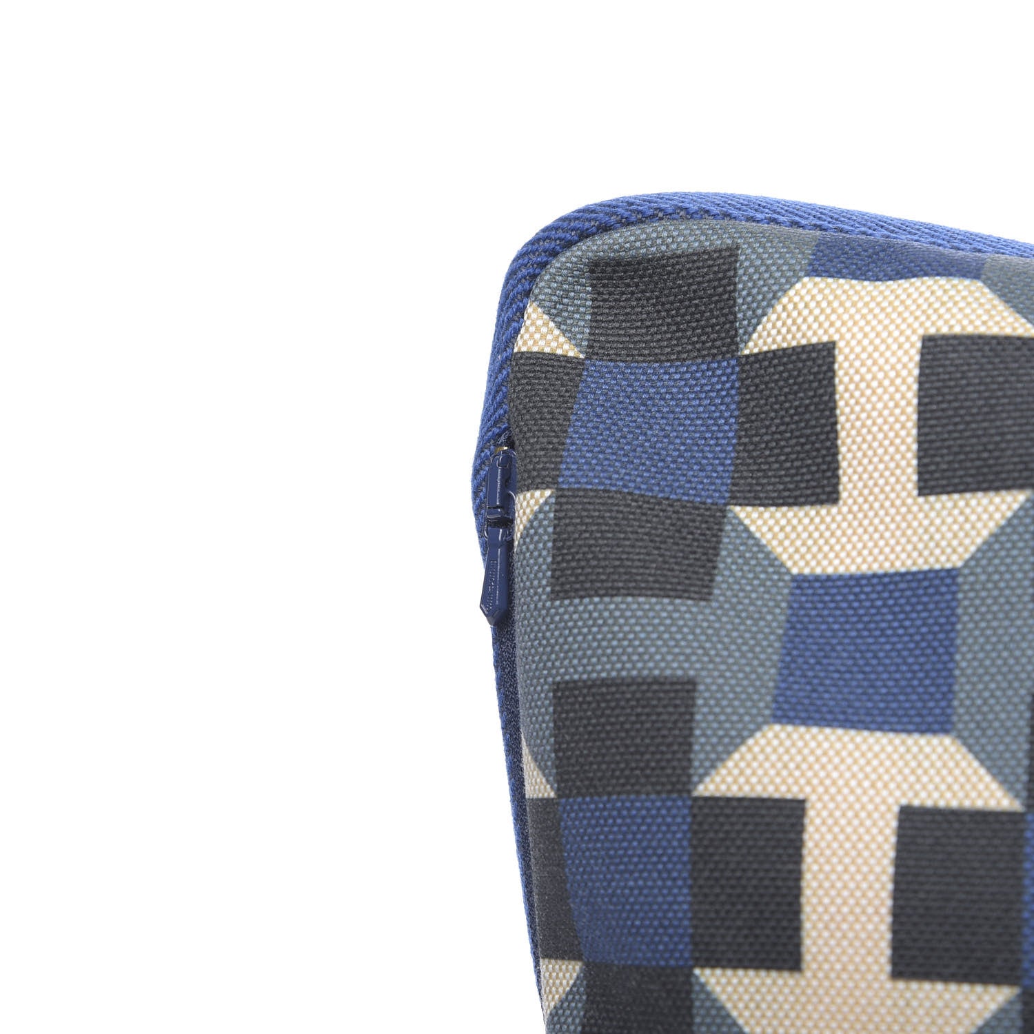 Hermes Canvas Pavage Outdoor Cushion Atlantique 4 of 5