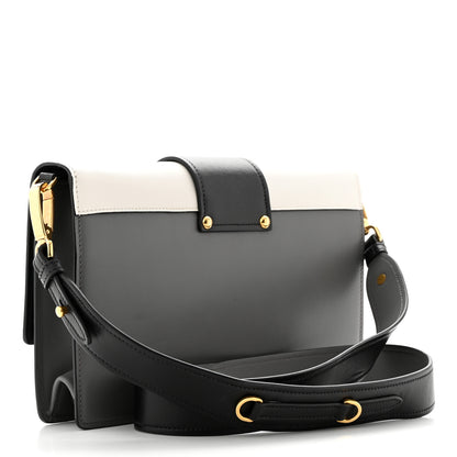 Prada City Calf Ribbon Bag Black Marmo Bianco 3 of 10