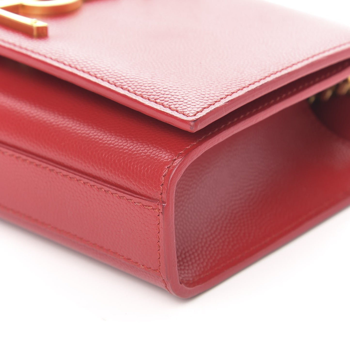 Grain De Poudre Small Monogram Kate Satchel Red