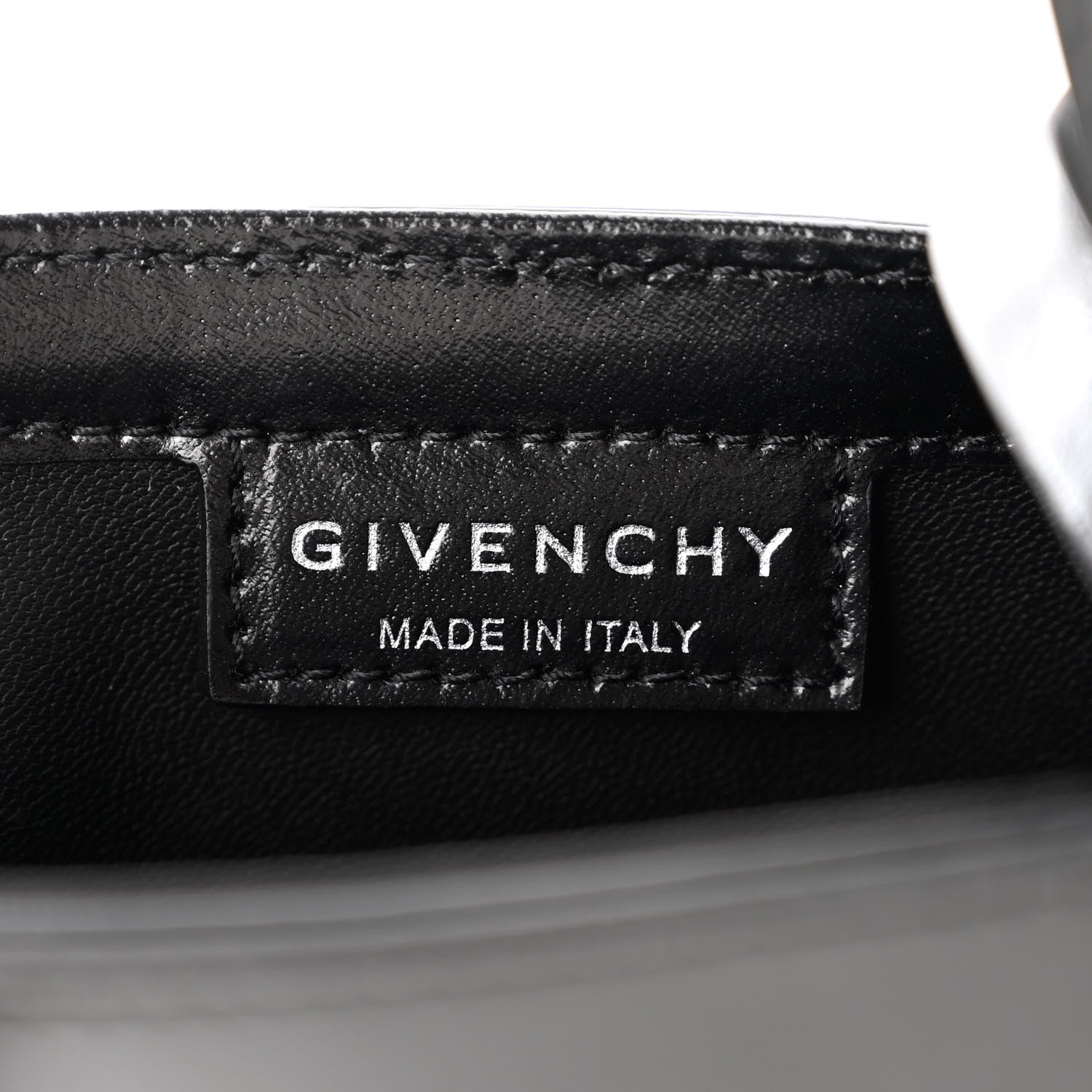 Givenchy Box Calfskin Mini Cut Out Shoulder Bag Black 6 of 11