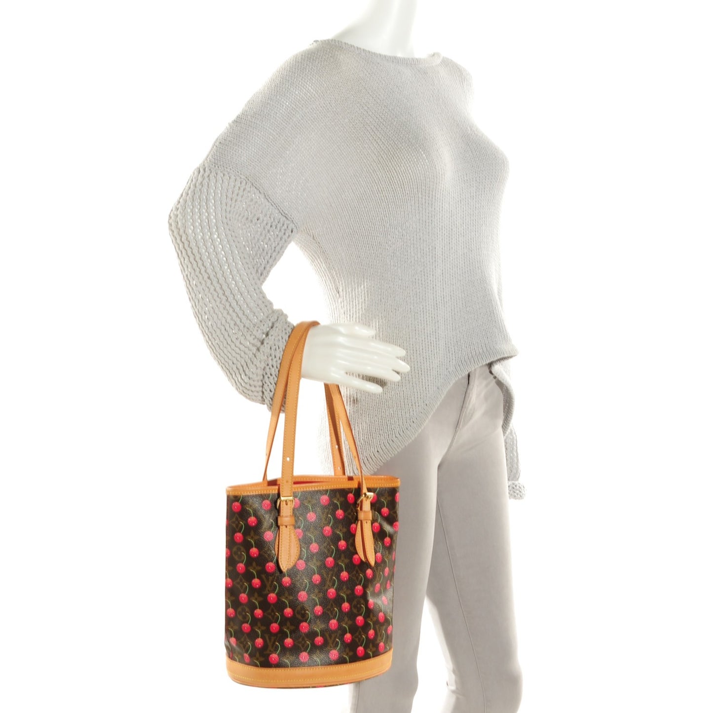 Monogram Cerises Bucket Bag