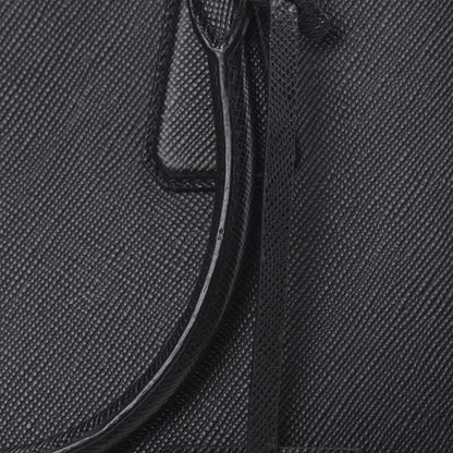 Prada Saffiano Cuir Briefcase Black 16 of 17